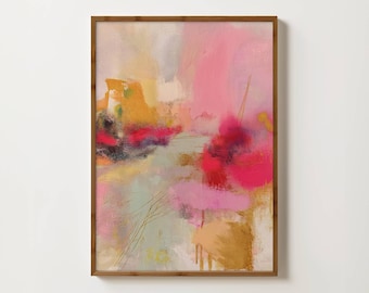 Abstrakte Kunst Rosa Wandbild Kunst Große Leinwand Wandkunst Pastell Abstrakte Malerei Wandkunst Rosa Wandkunst Pastellbilder