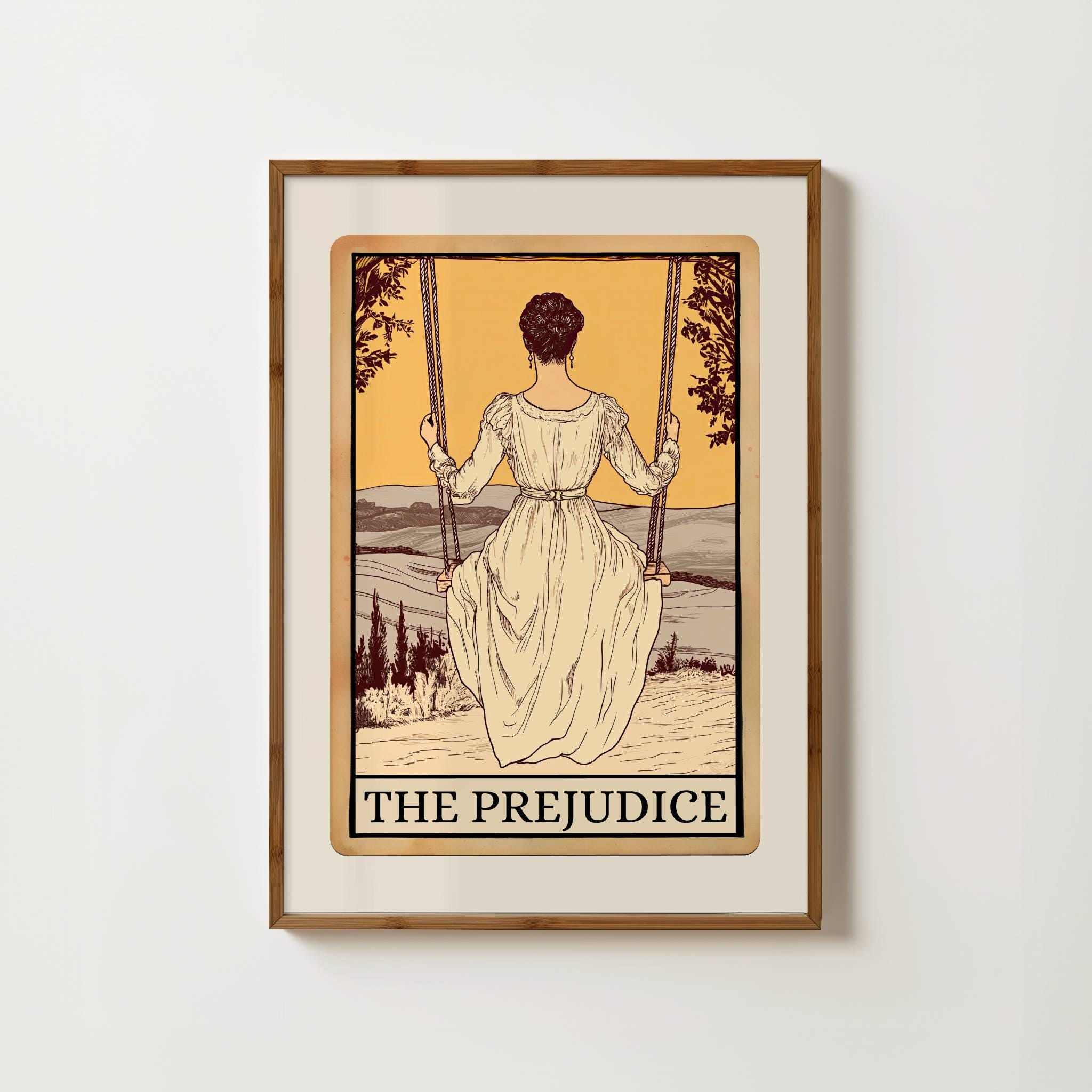 Pride and Prejudice Tarot Card Print Mr Darcy Poster Pemberley