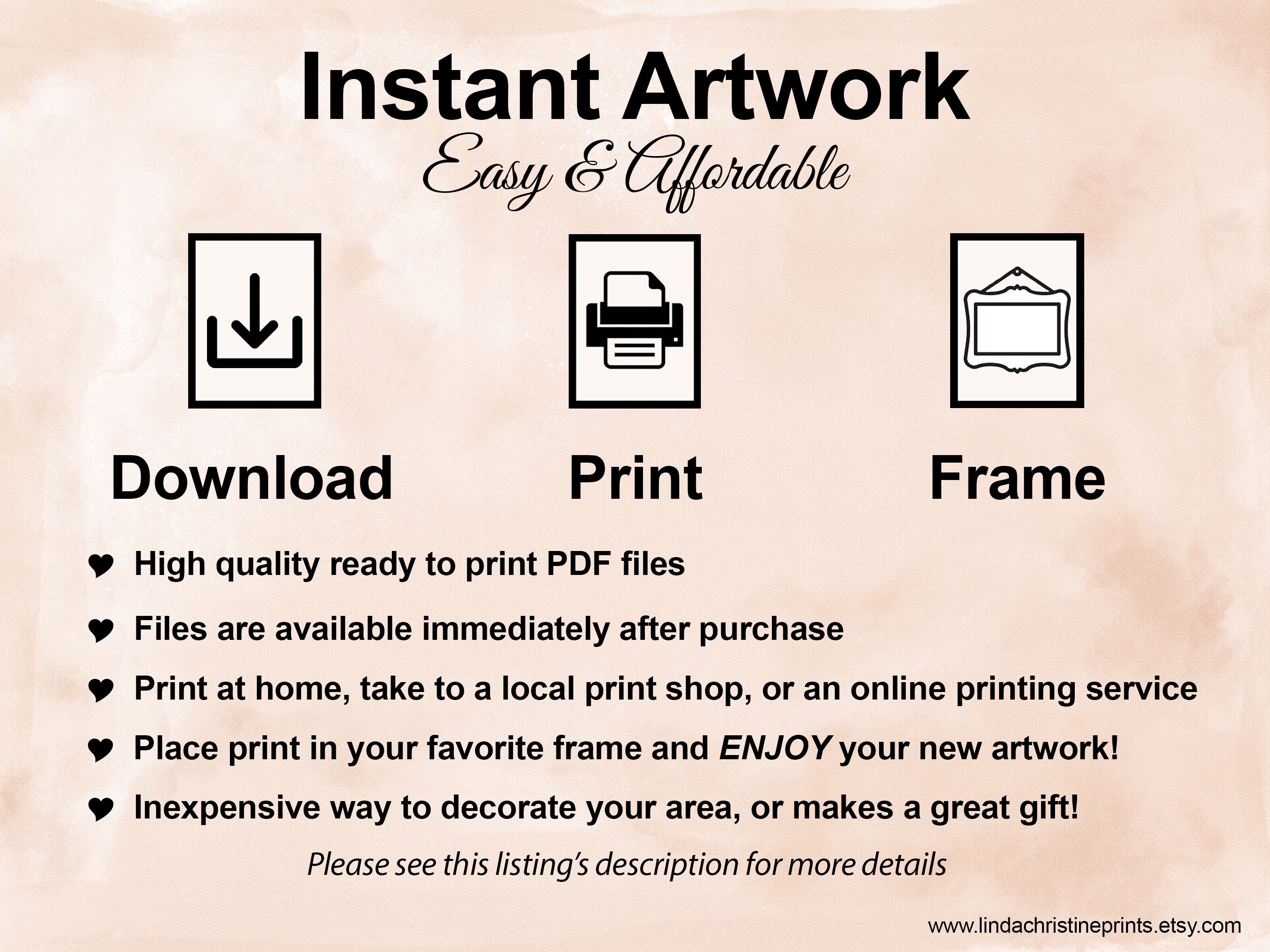 3 Simple Rules in Life Instant Download, Motivational Printable Wall Art, Digital Download ...