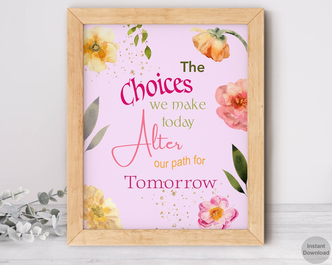 Motivational Quote Instant Digital Download Wall Art for Her - Etsy