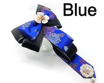 daenggi 댕기 Traditional Korea hair accessories- Korean Hanbok accessories - traditional Korean hair tie Danggi- New year Gift- Leevelybows