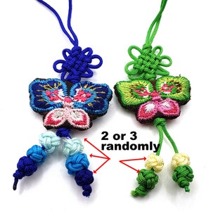 4 of Mini Tassel Norigae Accessory Hanbok 노리개 Korea Key chain Bag charm image 5