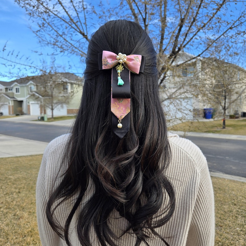 Acessórios para Hanbok coreano daenggi 댕기 Acessórios tradicionais coreanos para cabelo Danggi - Presente de Ano Novo - imagem 6