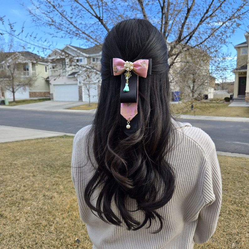 Acessórios para Hanbok coreano daenggi 댕기 Acessórios tradicionais coreanos para cabelo Danggi - Presente de Ano Novo - imagem 9