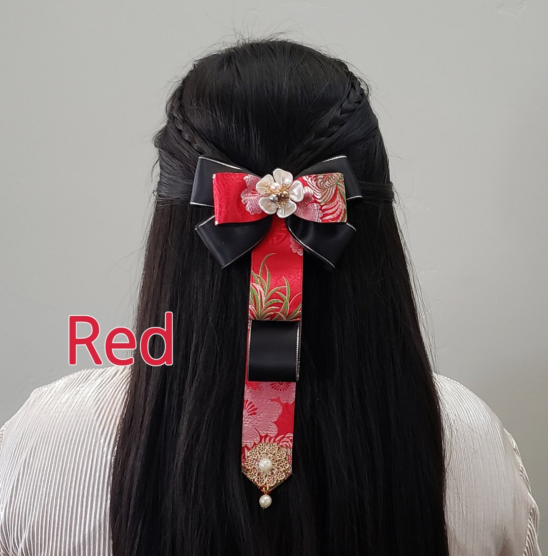 Daenggi 댕기 Traditional Korea Hair Accessories Korean Hanbok Etsy