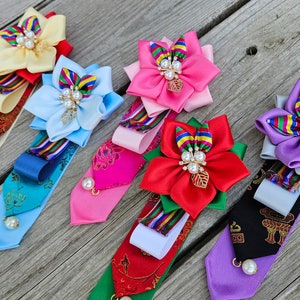 Korean Hair Clip Saekdong Hanbok Dress Norigae Korea accessories- Headband -색동댕기  hairpin Danggi- New year Gift- Leevelybows