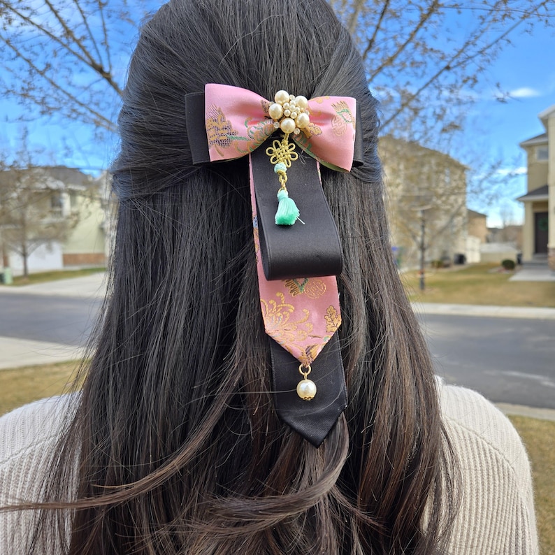 Acessórios para Hanbok coreano daenggi 댕기 Acessórios tradicionais coreanos para cabelo Danggi - Presente de Ano Novo - imagem 8