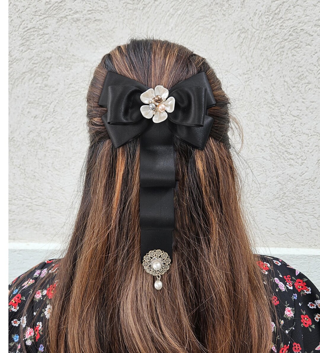 Korean Daenggi Hair Pin: Traditional Hanbok Ribbon Accessory