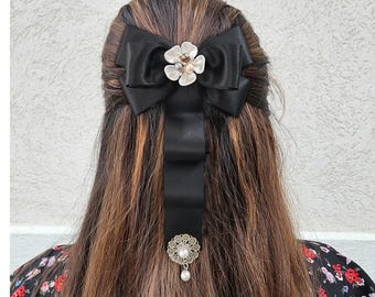 Korean Daenggi Hair Pin: Traditional Hanbok Ribbon Accessory