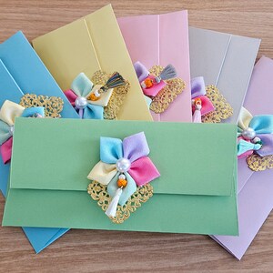 Envelope para presente de dinheiro, porta-dinheiro, ano novo, casamento coreano, formatura, cartão-presente chique