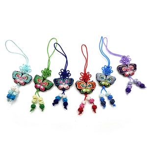 4 of Mini Tassel Norigae Accessory Hanbok 노리개 Korea Key chain Bag charm
