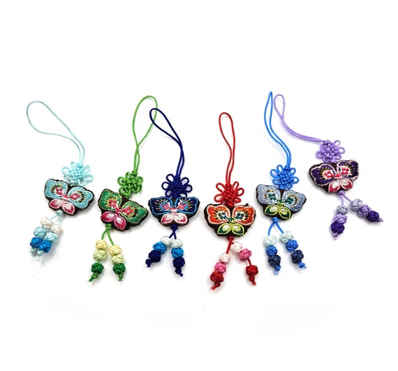 小物・アクセサリー nanairo 4 of Mini Tassel Norigae Accessory Hanbok 노리개 Korea Key Chain