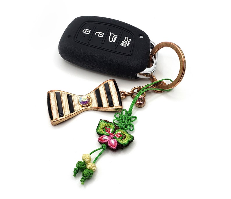 4 of Mini Tassel Norigae Accessory Hanbok 노리개 Korea Key chain Bag charm image 8