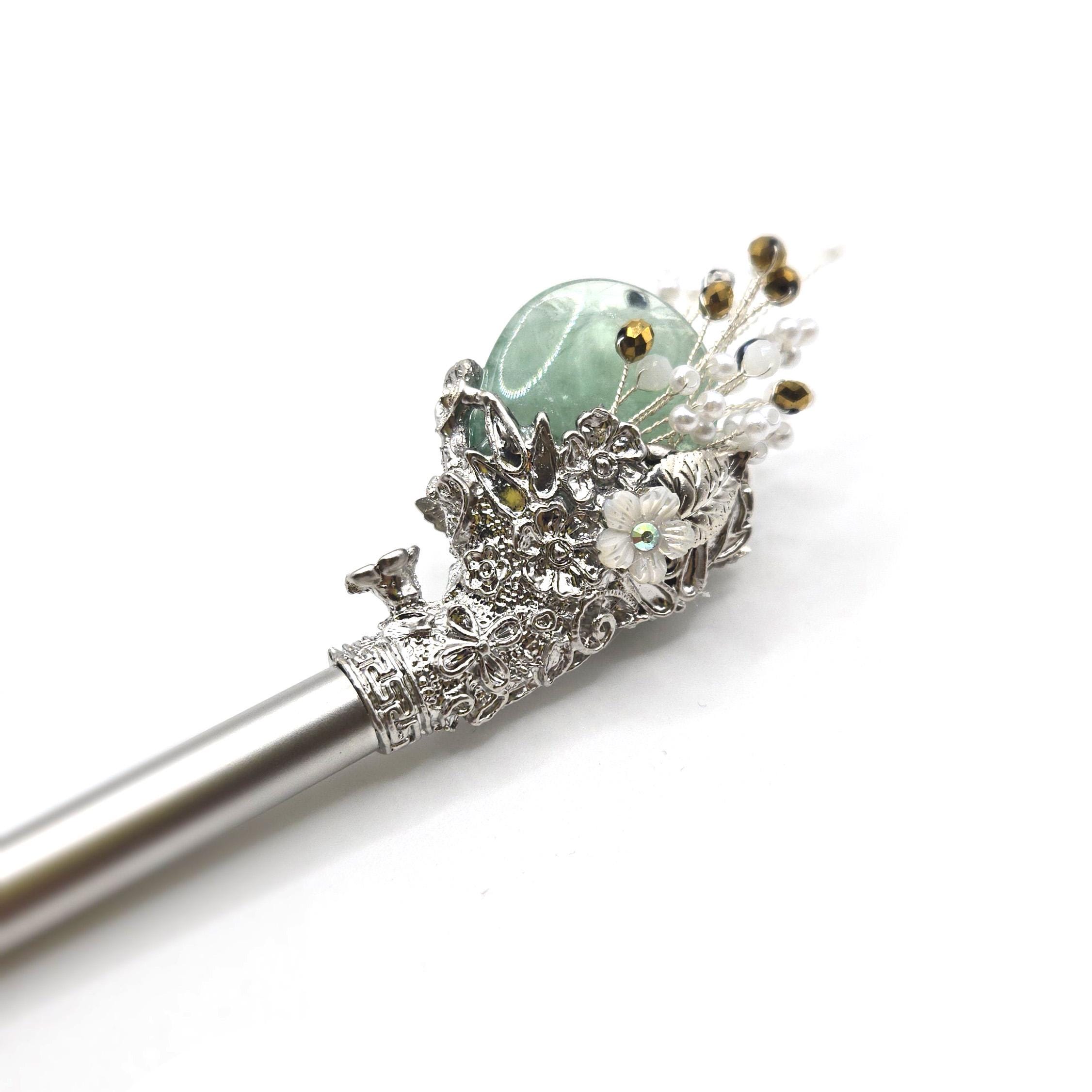 bijou V velvet hair pin - theVirgins