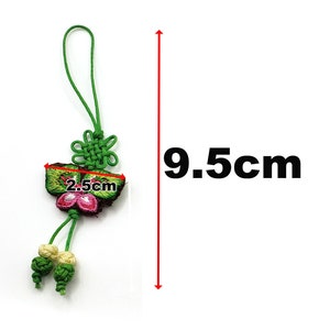 4 of Mini Tassel Norigae Accessory Hanbok 노리개 Korea Key chain Bag charm image 7