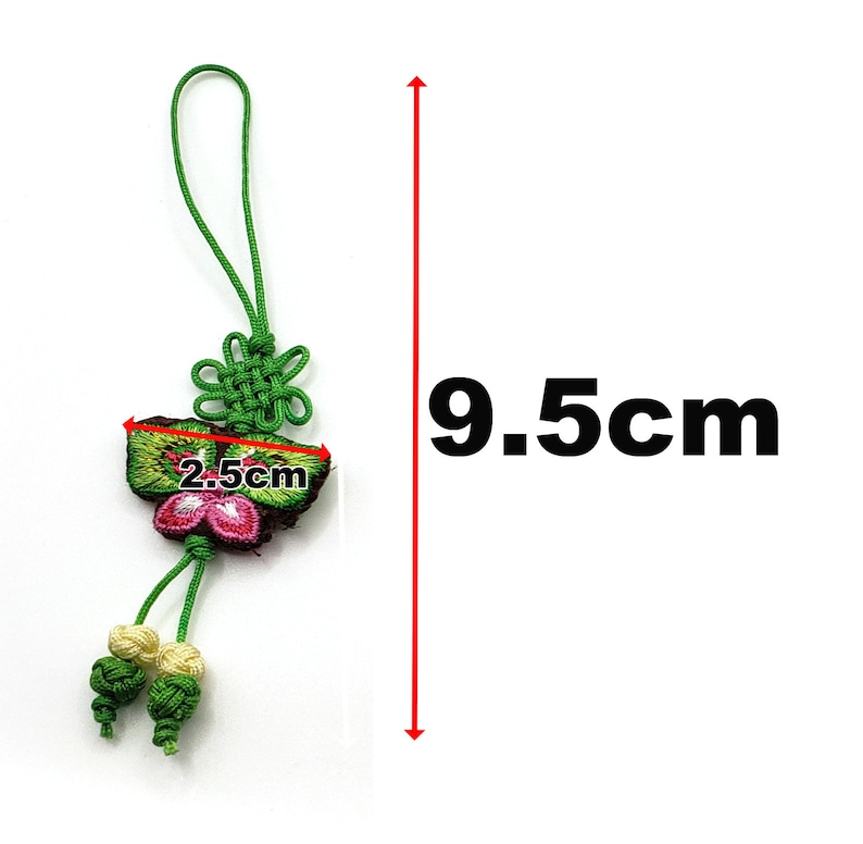 4 of Mini Tassel Norigae Accessory Hanbok 노리개 Korea Key chain Bag charm image 7