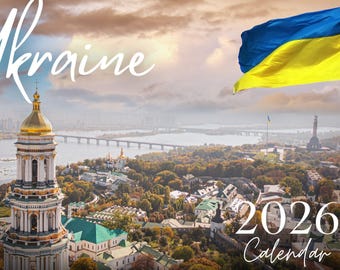 2026 Ukraine Fotokalender - ALLE GEwinne werden gespendet