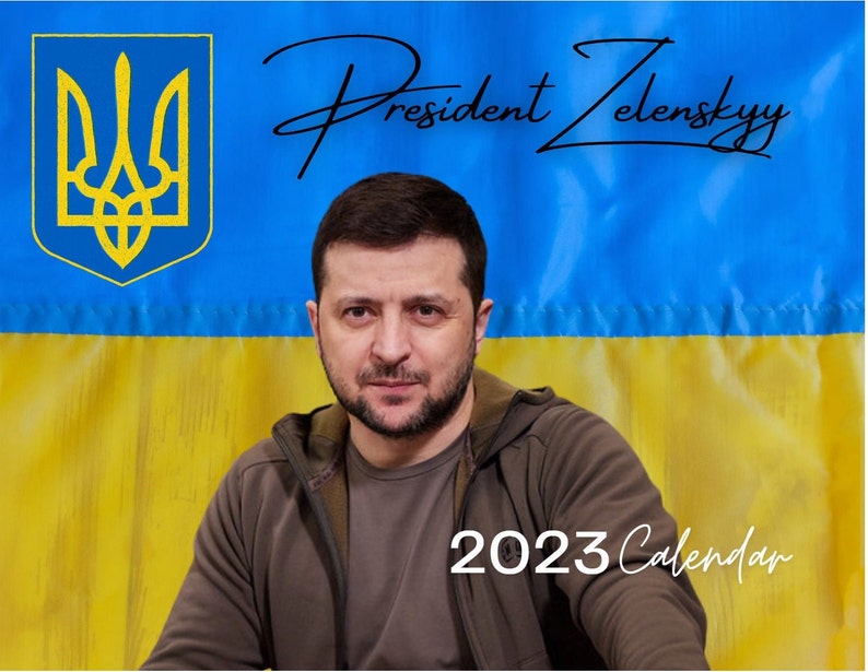 War Quotes President Zelenskyy 2023 Wall Calendar ALL - Etsy UK