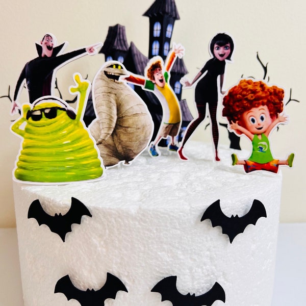 HOTEL TRANSYLVANIA - Topper, Cake Decoration, Printable, hotel transylvania birthday, halloween cake topper