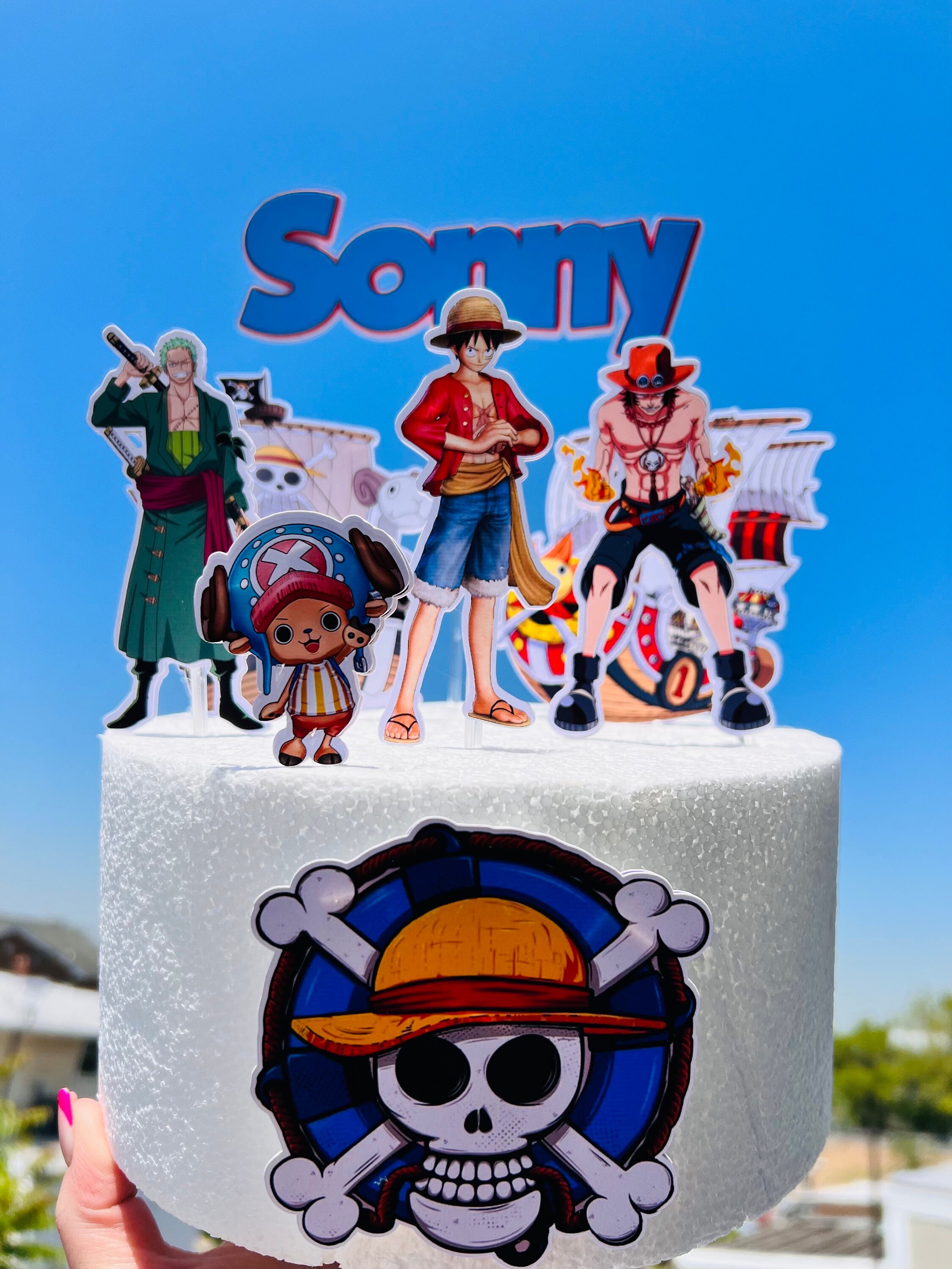 One Piece Cake Topper One Piece Theme One Piece Party - Etsy Australia