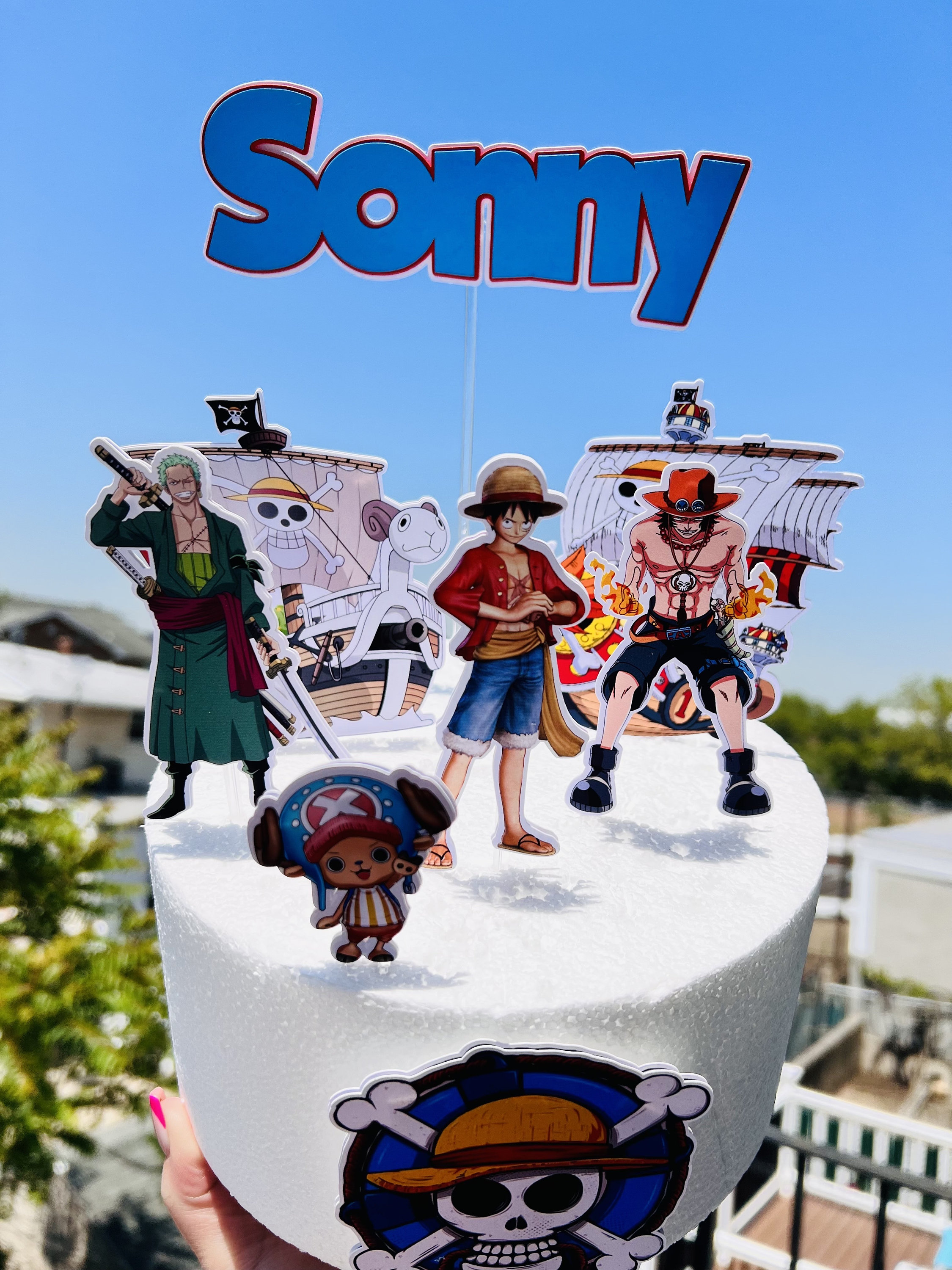 One Piece Cake Topper One Piece Theme One Piece Party Etsy Australia