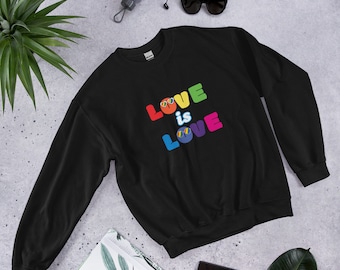 Love is Love Crewneck Unisex Sweatshirt