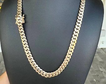 10Kイエローゴールド リアルマイアミキューバンリンクチェーン