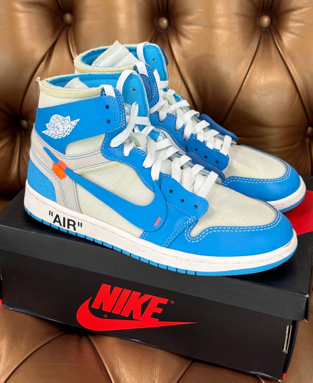 OFFWHITE【 AIR JORDAN 1 RETRO HIGH OG UNC Buy Off-White x Air Jordan 1 Retro High OG 'UNC' - AQ0818