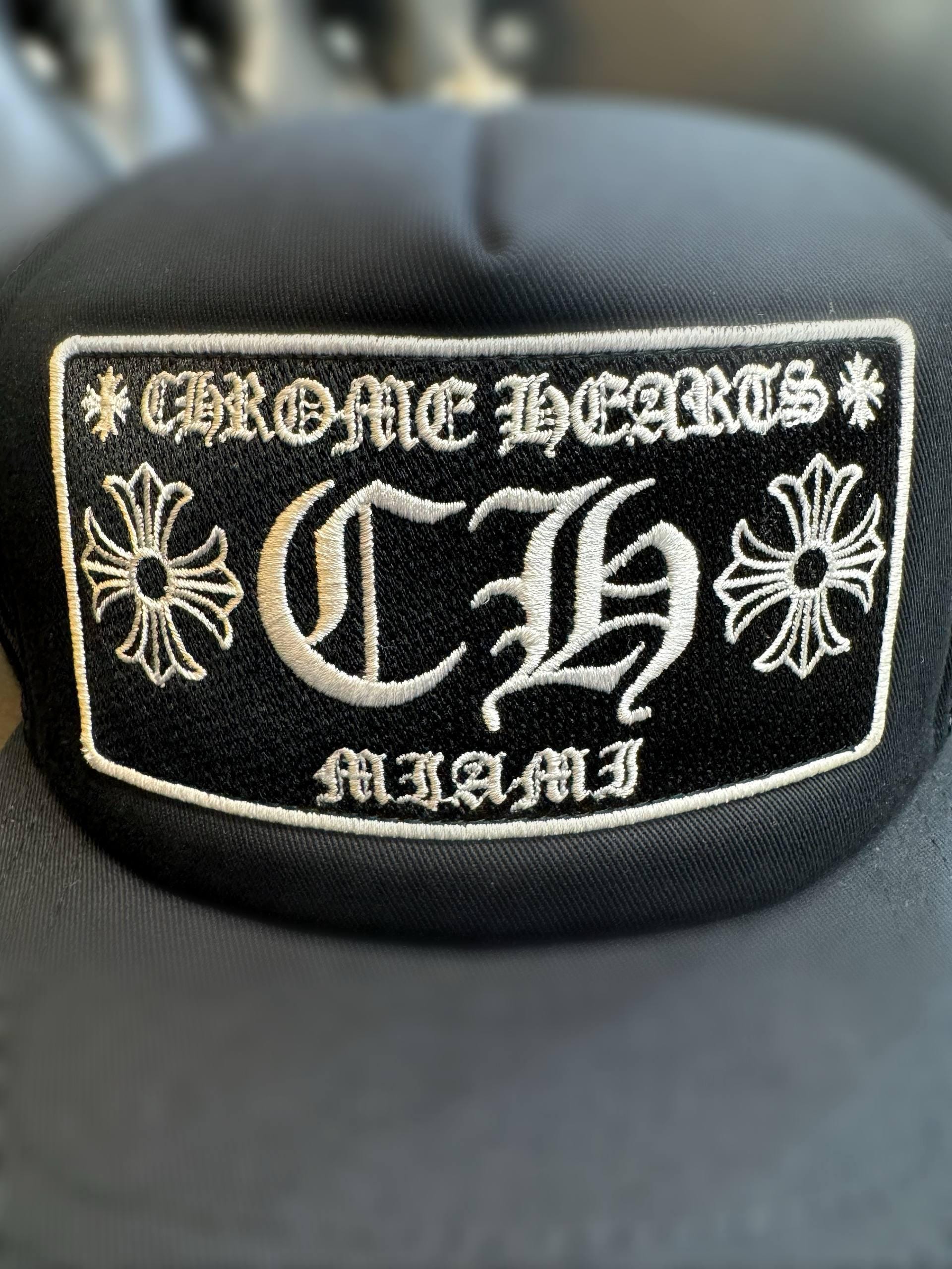 Brand New CH Chrome Hearts Miami Exclusive Trucker Hat