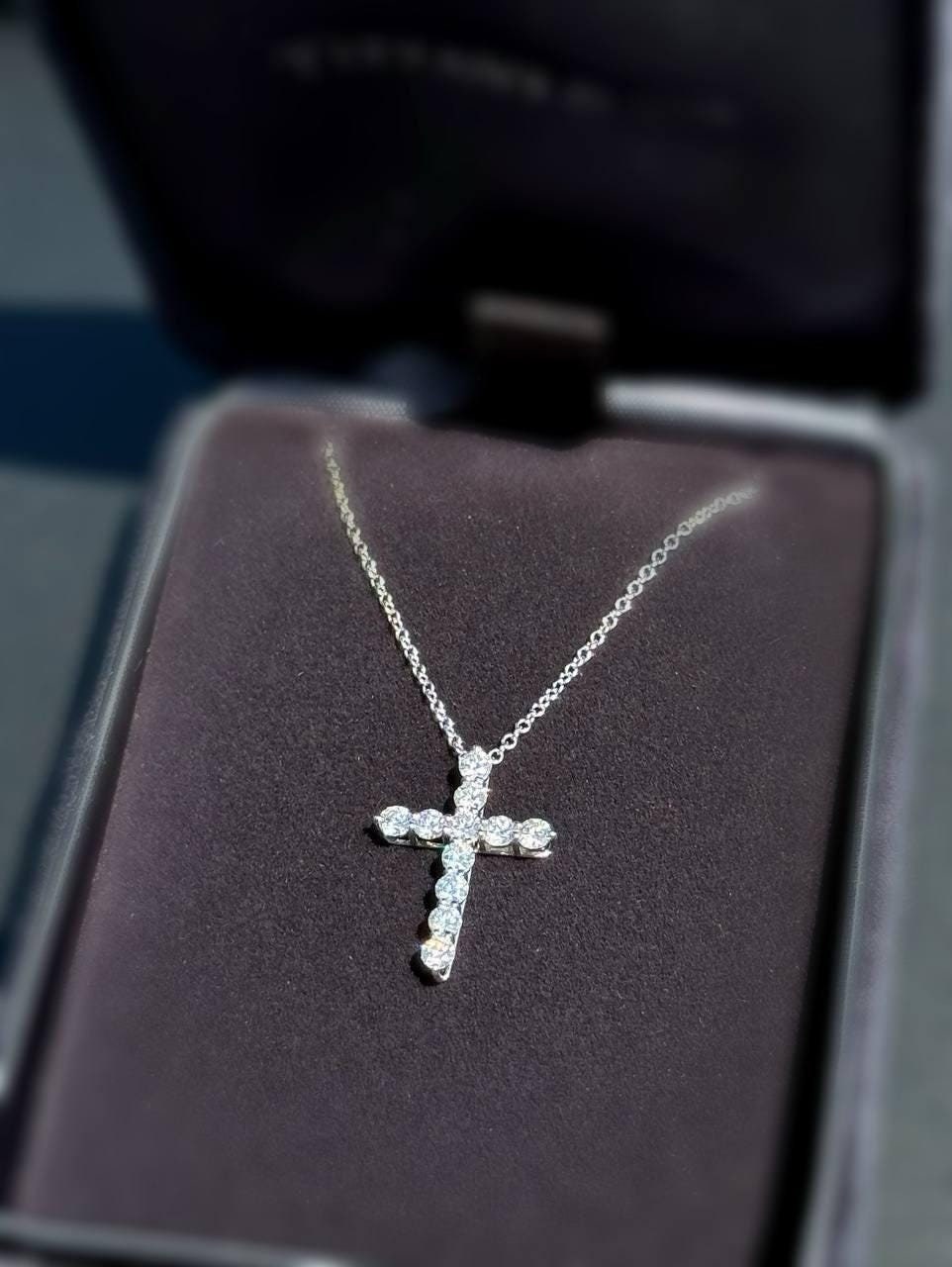tiffany diamond cross