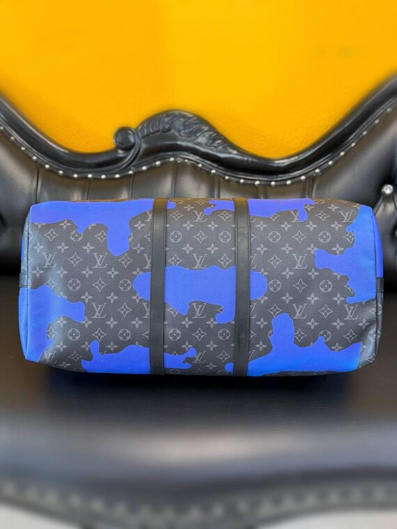 Louis Vuitton Monogram Eclipse Keepall Sunrise Ba… - image 6