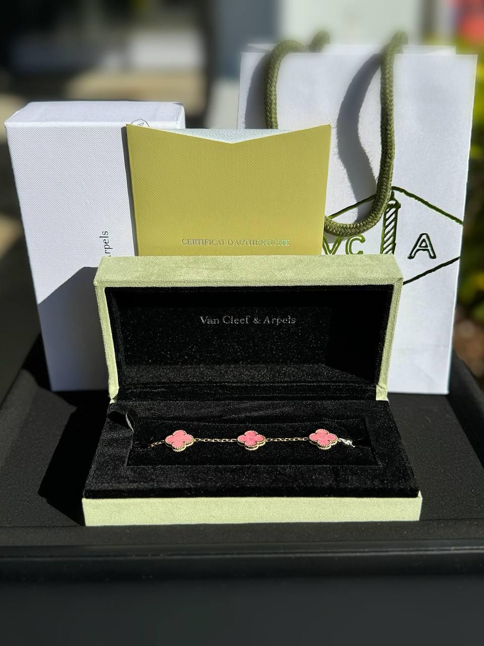 Clover Van Cleef Bracelet - Etsy Israel Clover Van Cleef Bracelet - Etsy Israel