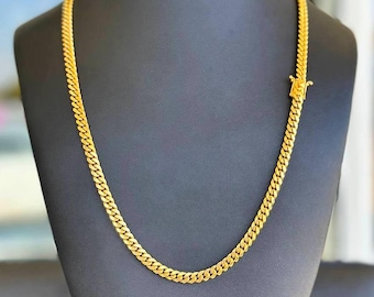 8.5 mm マイアミ キューバン リンク チェーン ネックレス ダブル