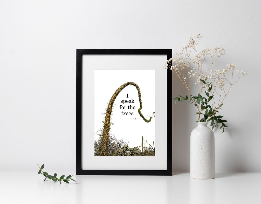 Dr. Seuss Printable Quote Wall Art Lorax Quote Printable - Etsy