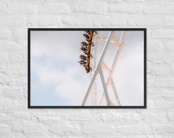 Hyperia Framed Print - Thorpe Park | Multi-Size