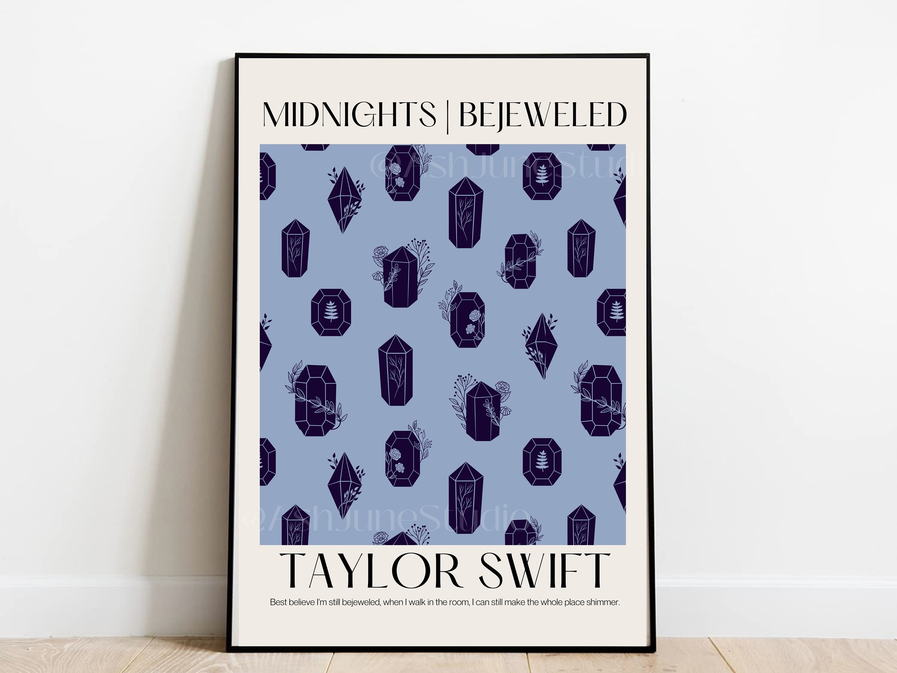 Taylor Swift Bejeweled Lyrics Print Taylor Swift Inspired -  Portugal