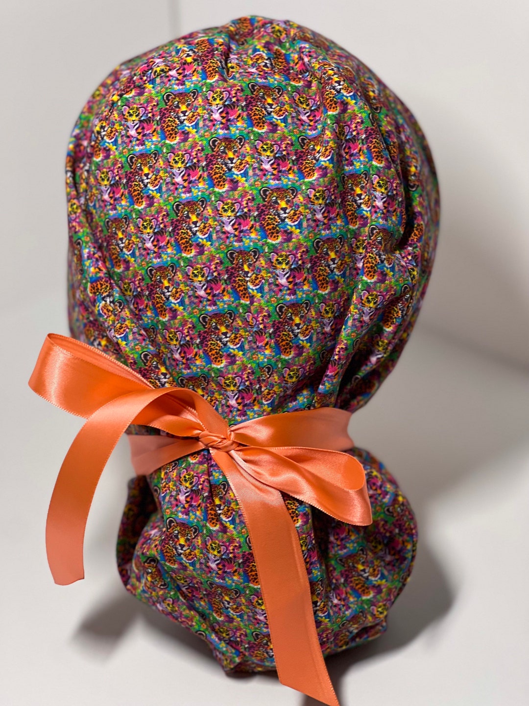Lisa Frank Scrub Cap/character Scrub Cap/cheetah Scrub Etsy