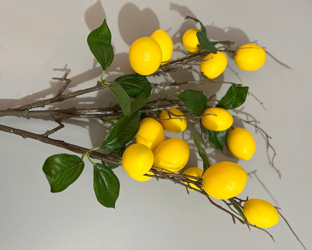 Artificial Lemon Fruit Yellow Lemon Home Warmer Gift Etsy
