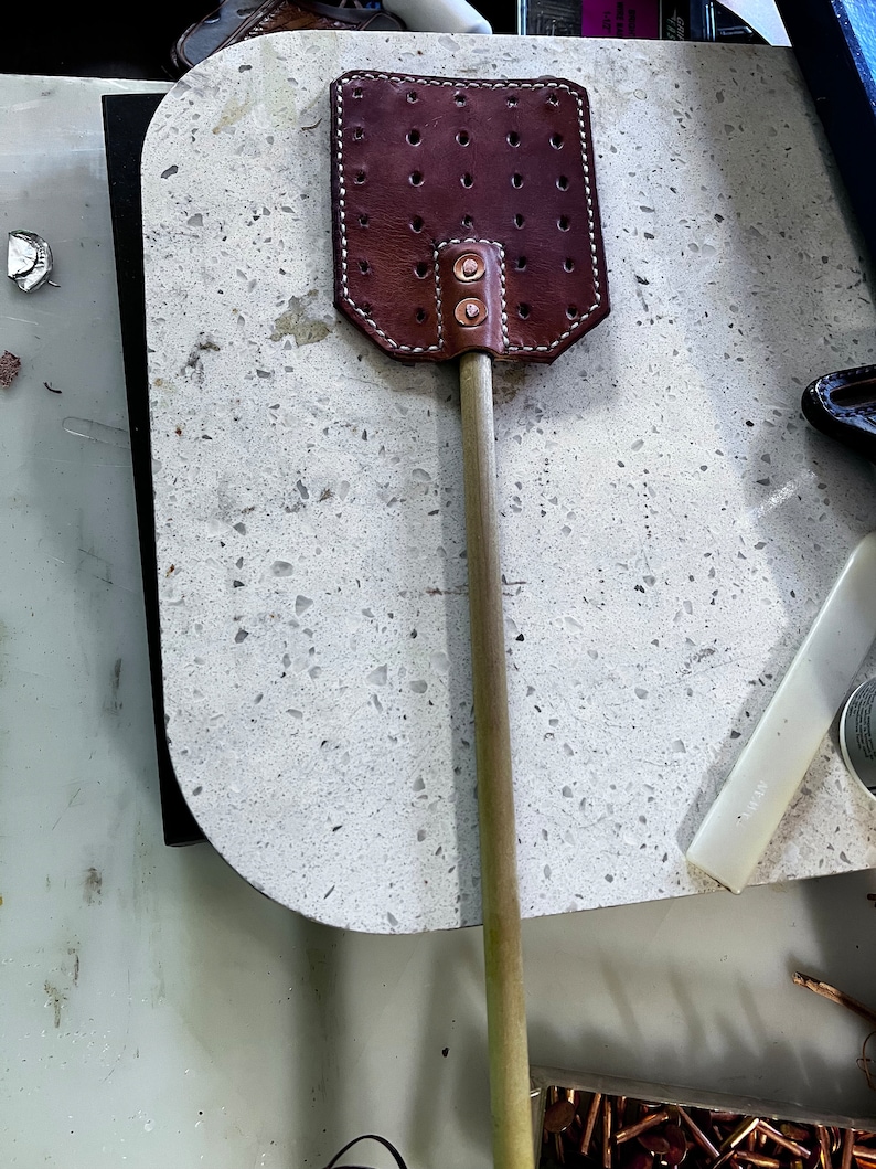 Handmade Leather Fly Swatter