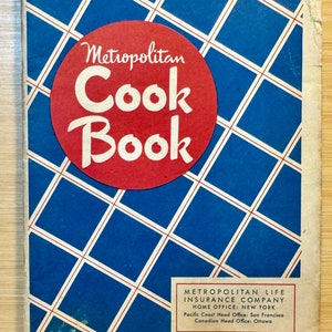 1948 Metropolitan Cook Book from Metropolitan Life Insurance Companies