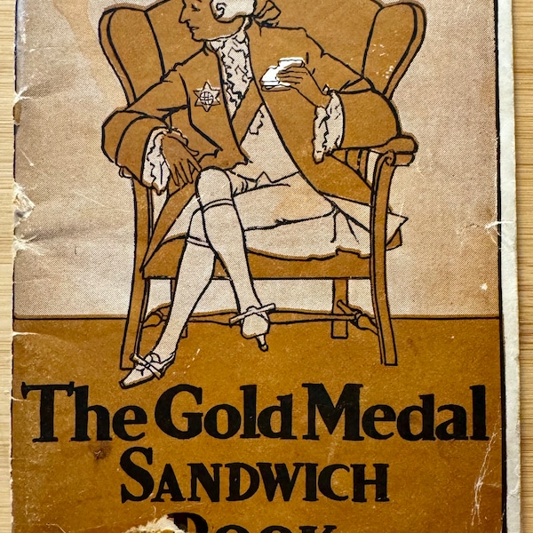 1930er Jahre The Gold Medal belegtes Brot Buch