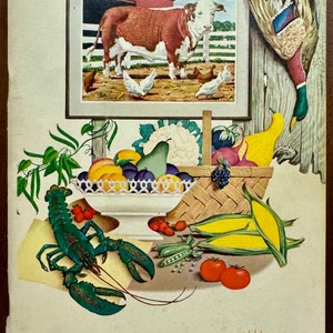 1955 New Thrills of Freezing with a Frigidaire Food Freezer Cookbook