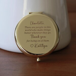 Personalized Compact Mirror,Mother of the Bride Gift,Gift for Mom From Daughter,Mother of Groom Gift,Mother of the Bride Gift,Wedding Gift