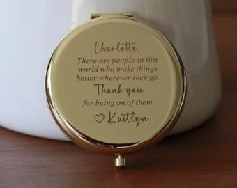 Personalized Compact Mirror,Mother of the Bride Gift,Gift for Mom From Daughter,Mother of Groom Gift,Mother of the Bride Gift,Wedding Gift