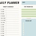 Digital Daily Planner, Printable, Instant Download, Minimal ...
