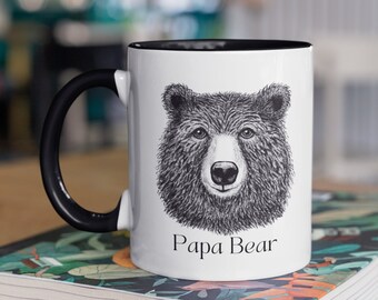 Papa Bear Mug, Papa Bear, Papa Mug, Papa Bear Gift, Papa, New Dad Gift,  Papa Birthday Gift, Dad Birthday Gift, Gift for Dad, Dad Gift MPH391 