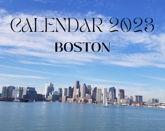 2023 Boston Wall Calendar 8.5" x 11"