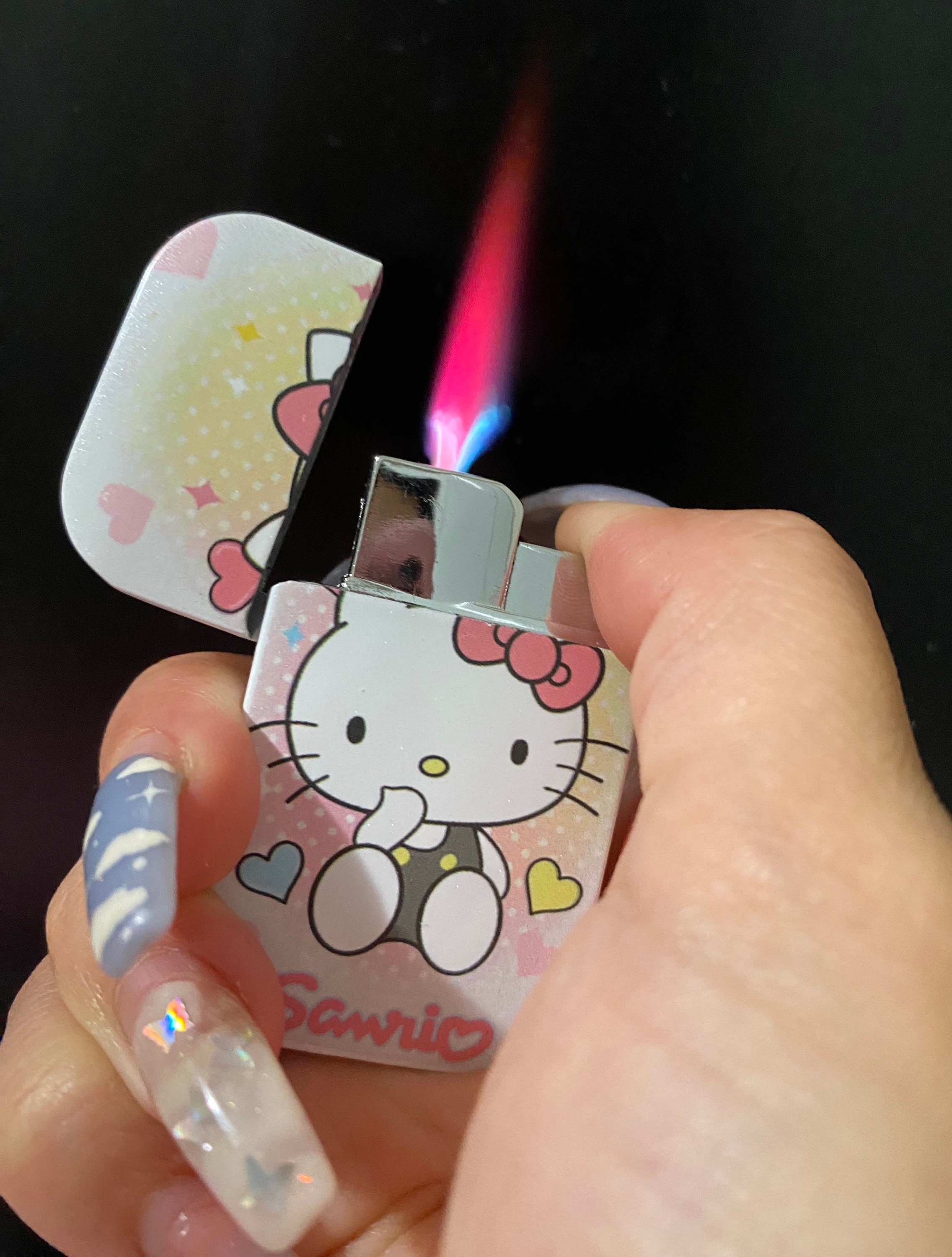 Hello Kitty Lighters Pink Flame Etsy Australia