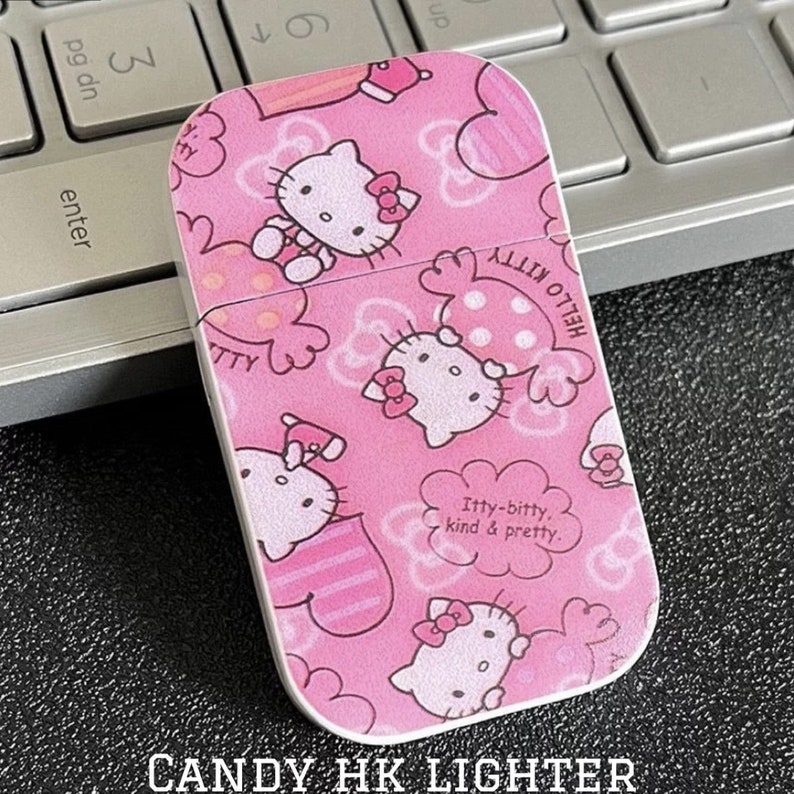 Hello Kitty Lighters Pink Flame Etsy