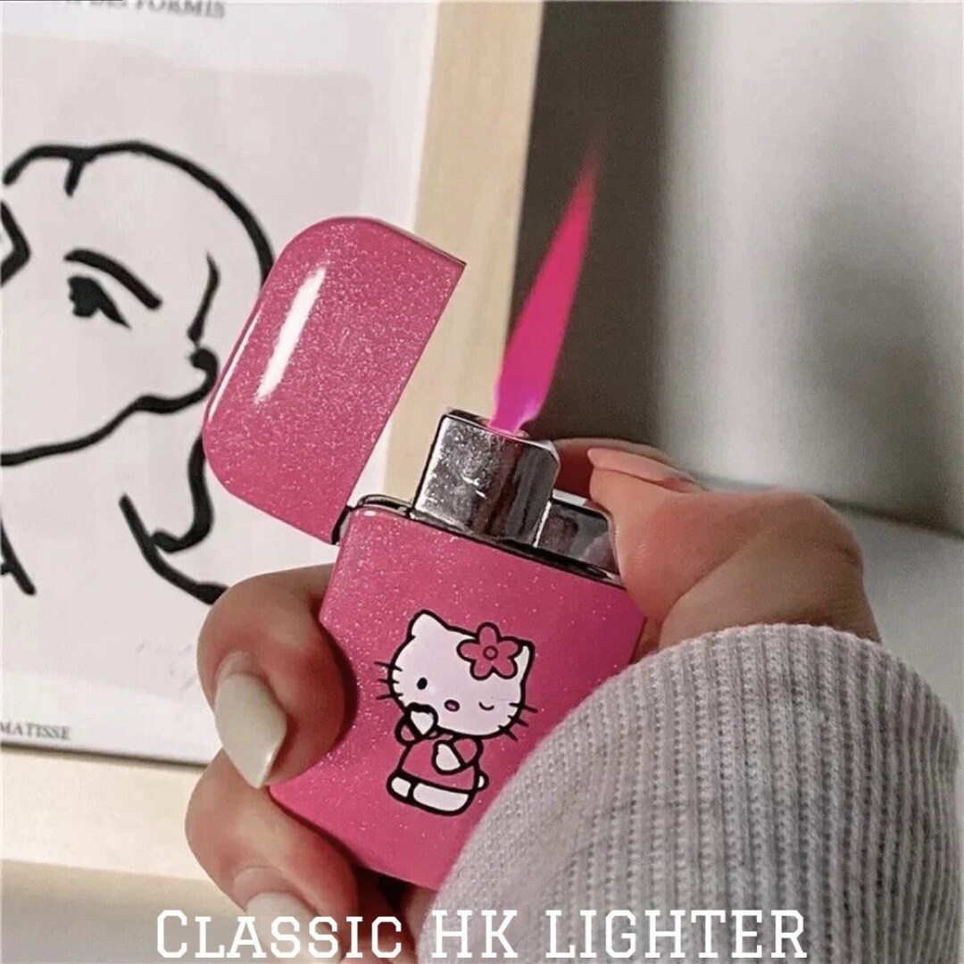 Hello Kitty Lighters Pink Flame Etsy